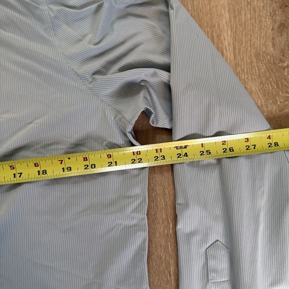 Rhone Commuter Shirt Mens XL White Green Striped LS Button Performance Stretch - Picture 6 of 8